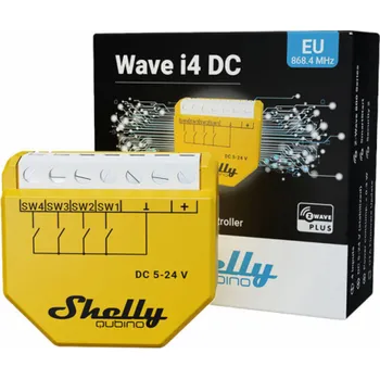 vypínač Shelly Qubino Wave i4 DC, vypínač