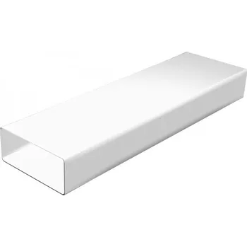 Ventilační potrubí Hranaté plastové potrubí 60x204, délka 0,5 m