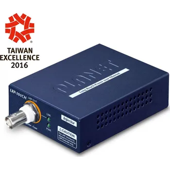 Switch PLANET LRP-101CH síťový přepínač Podpora napájení po Ethernetu (PoE) Modrá