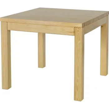 Jídelní stůl ST119 90x90 cm dřevěný jídelní stůl z masivní borovice Drewmax (Kvalitní nábytek z borovicového masivu)