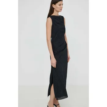 Dámské šaty Bavlněné šaty Samsoe Samsoe SAHIRA F24100120 černá 99X, vel. S