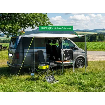 Příslušenství ke karavanu REKA Karavany Boční stěny pro lehký předstan Strana: pravá, Materiál: Sluneční clona