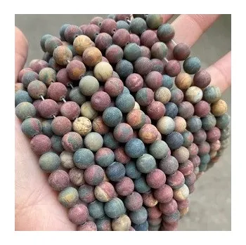 Korálek Minerál Jaspis Picaso č.353 (4mm)