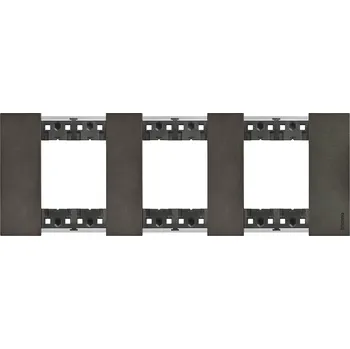 vypínač a zásuvka Rámeček BTICINO LNOW 2+2+2M space KA4802M3NG