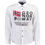 GEOGRAPHICAL NORWAY košile pánská ZADO LS MEN 100 S bílá