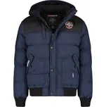 GEOGRAPHICAL NORWAY bunda pánská VOLVA MEN JKT 005 zimní, prošívaná s kapucí S tmavě modrá