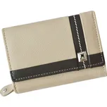 Malá dámská kožená peněženka Mercucio béžovo-hnědá