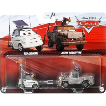 auto na autodráhu Disney Cars Ken Enginoki a Justin Roaddritter
