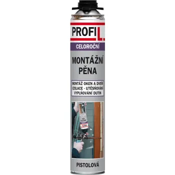 Montážní pěna Soudal Profil montážní pěna, pistolová, 750 ml
