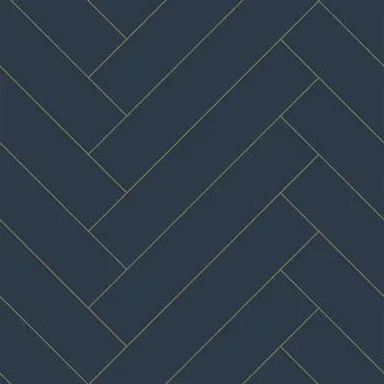 Tapeta Geometrická vliesová tapeta na zeď, modro-zlatá, 139309, Bloom, Esta Home