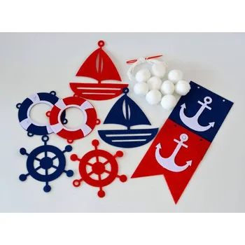 Výseky z plsti - MOŘE