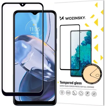 Wozinsky 5D tvrzené sklo s rámečkem pro Motorola Moto E22i / E22 s rámečkem, černé (case friendly) 5907769309434