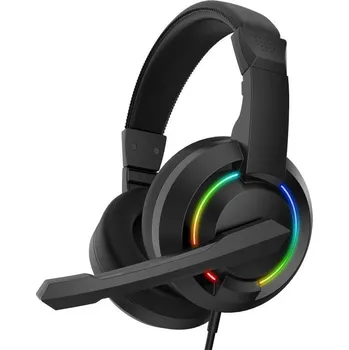 Sluchátka Baracuda herní headset HYDRA, pro PC, LED, Černá (BGH-021)