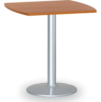 Konferenční stolek Konferenční stolek FILIP II, 66x66 cm, šedá podnož, třešeň