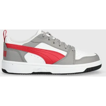 Chlapecké tenisky Dětské sneakers boty Puma Rebound V6 Lo Jr šedá barva 393833 90X, EUR 39