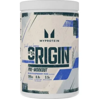 MyProtein Origin Pre-Workout, 600 g modrá malina