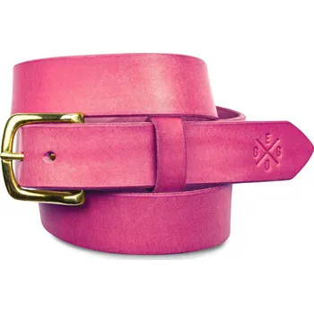 Opasek Eggo Goldfrank kožený opasek Starorůžová