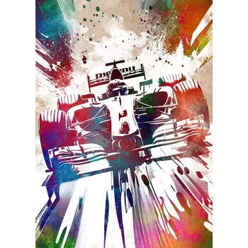 Plakát Plakát, Obraz - Sport Car Racing 1, Justyna Jaszke