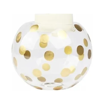 Svícen čirý zlaté puntíky