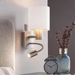 Eglo 96484 - LED Flexibilní svítidlo PASTERI 1xE27/40W+LED/3,8W bílá