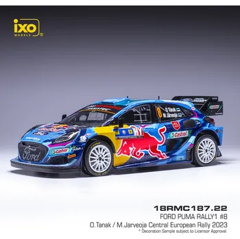 autíčko Ford Puma Rally1 - Central European Rally 2023 #8 Tanak - Jarveoja 1:18 IXO