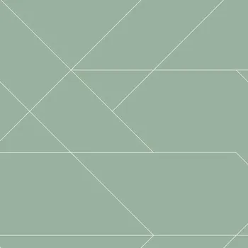 Tapeta Geometrická vliesová tapeta na zeď, zelená, 139453, Bloom, Esta Home