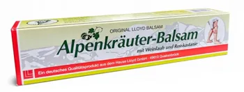 Bylinná léčivá mast Original Lloyd Balsam Alpenkräuter Balsam s listem vinné révy a kaštanem 200 ml