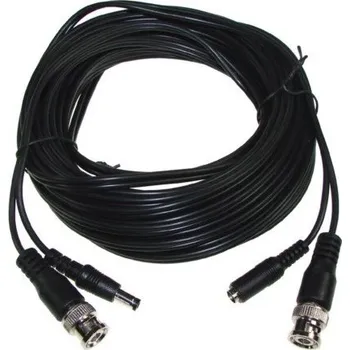 Anténní kabel SAPRO Kabel pro kamery Konektory BNC+DC 2,1/5,5, 30m CK09