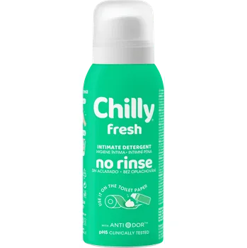Intimní hygienický prostředek Chilly Fresh No Rinse Intimate Detergent bezoplachová pěna na intimní hygienu 100 ml