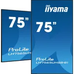 Monitor DS iiyama ProLite LH7565UHSB-B1 75" 4K IPS LED, 24/7, CMS iisignage2, Android11, Eshare, 800cd, WiFi, Lan, HDMI, DP 0