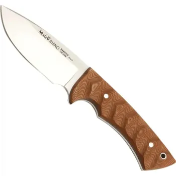 lovecký nůž Muela RHINO-SV.C/K outdoorový nůž 10 cm, hnědá Coyote, Micarta, pouzdro Kydex