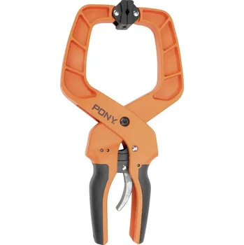 Truhlářská svěrka JORGENSEN 32400 Ráčnová svěrka o rozpětí 100 mm Vnější délka: 25 cm Délka vyložení:100 mm