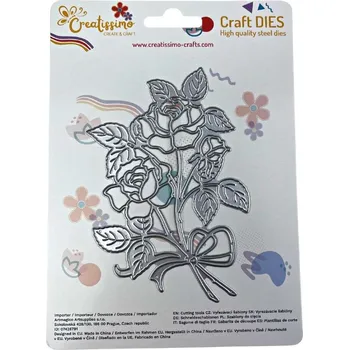 Kancelářská technika Creatissimo - vyřezávací šablona Růže 88x126 mm