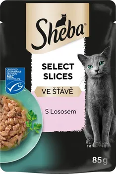 Krmivo pro kočku Sheba Adult kapsička Select Slices Salmon 85 g