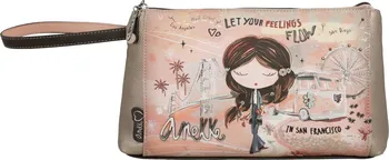 Kosmetická taška Anekke Peace & Love 38827-367 béžová