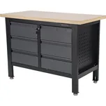 Pracovní dílenský stůl Matabro MB-TSK5406-L | 6 zásuvek | 1200 x 600 x 860 - 900 mm