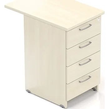 Zásuvkový kontejner Kontejner Visio 70 x 47 cm - 4 zásuvky, javor