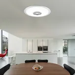 Globo LED stropní svítidlo Tune RGB reproduktor Ø 60 chrom, bílá 1 x 36 W LED + 1 x 5 W RGB LED - Doprava zdarma