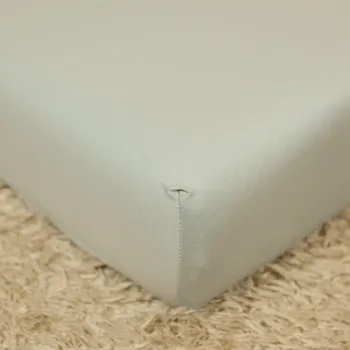 Prostěradlo Matex | Jerseyové prostěradlo s lycrou, rozměr 90x200x30, světle šedé