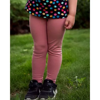 Dívčí legíny Dětské legíny, starorůžové 86