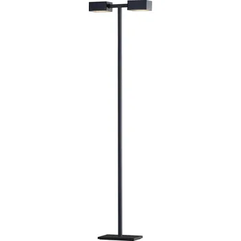 Lampička Viokef LED stojací lampa Nosto z oceli, sklopná stínidla - kabel 150 cm černá 2 x 6,3 W LED - Doprava zdarma