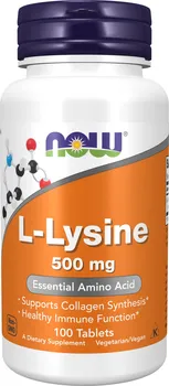 Aminokyselina Now Food L-Lysine 500 mg 100 tbl.