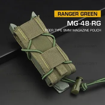 Wosport WST Molle sumka Tiger na pistolový zásobník 9 mm - Ranger Green