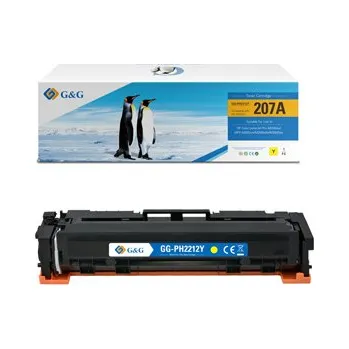 G&G kompatibilní toner s W2212A, yellow, 1250str., NT-PH2212Y, HP 207A, pro HP Color LaserJet Pro M255, MFP M282, M283, N