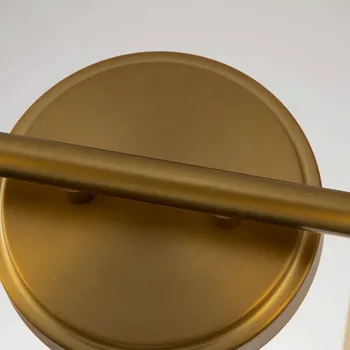 Lampička QUOIZEL Nástěnné svítidlo Swell IP44, 2 světla, kartáčovaná mosaz broušená mosaz, satinovaná - Doprava zdarma