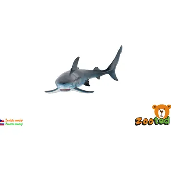 Figurka ZOOted Žralok modrý zooted plast 15 cm