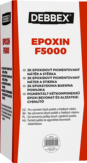 Den Braven Epoxy 2K podlahový nátěr EPOXIN F5000 okenní šedá RAL 7040 5+1kg