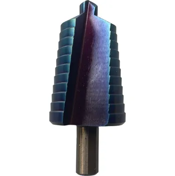 Vrták Stupňovitý vrták do kovu HSS Blue coating Velikost: 30-40mm