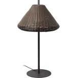 FARO BARCELONA Terasová lampa Saigon, hnědé stínidlo z proutí - Délka přívodního kabelu 200 cm hnědá 1 x 15 W - Doprava zdarma