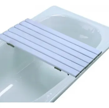 Koupelnové sedátko Sedačka na vanu 4627 A—Plastová, šířka 68,5 cm